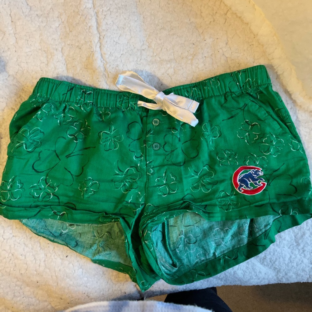 Cubs pajama shorts